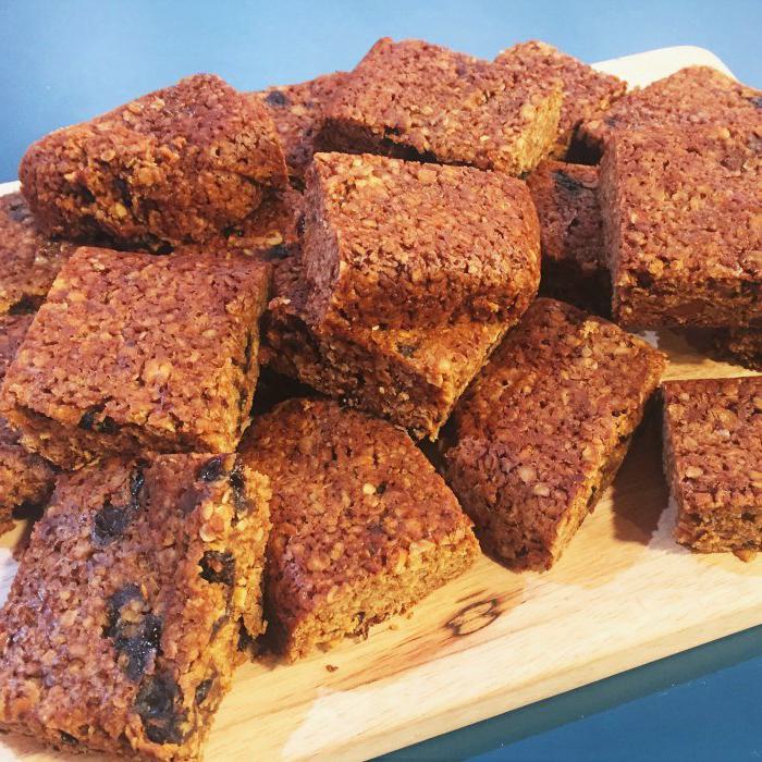 Christmas Pudding Flapjack
