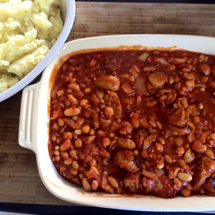 Bean & Sausage Hotpot