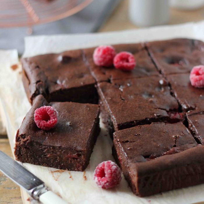 Chocolate Raspberry Brownies