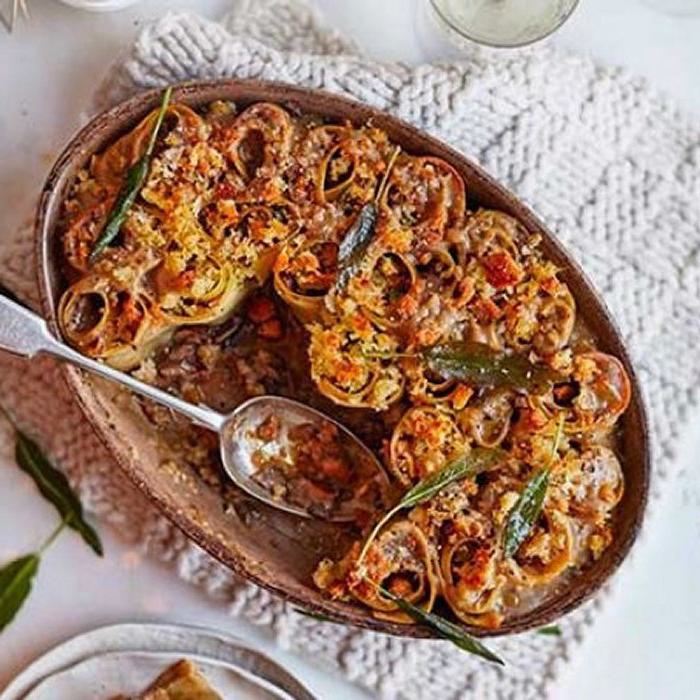 Mushroom & Chestnut Rotolo