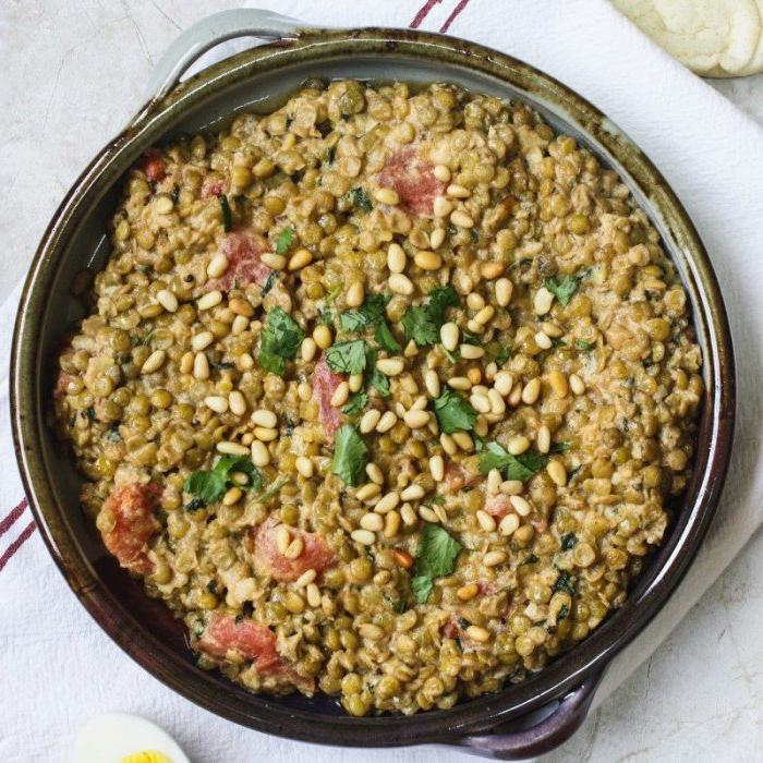 Tahini Lentils