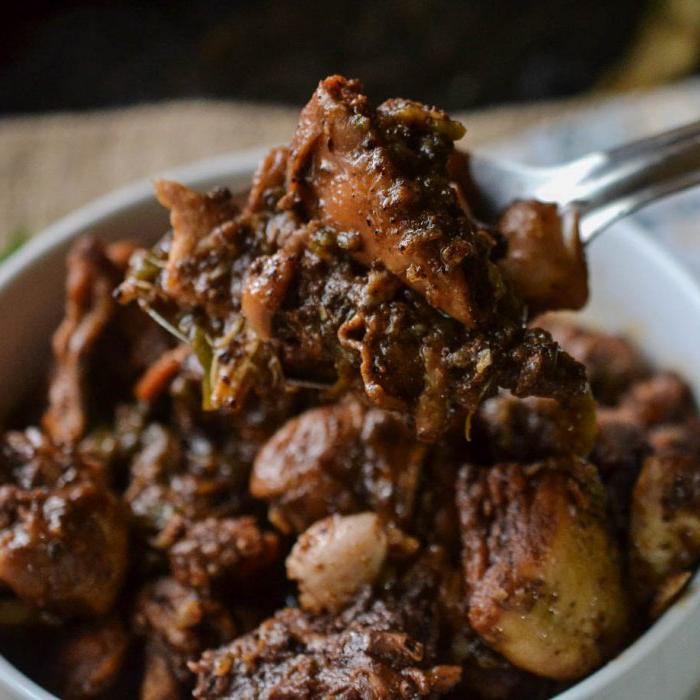 Brown Stew Chicken