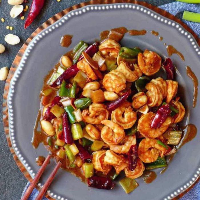 Kung Po Prawns