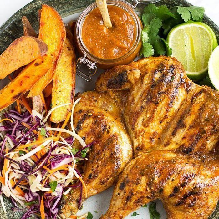 Piri-piri chicken and slaw
