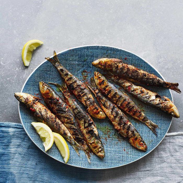 Grilled Portuguese sardines